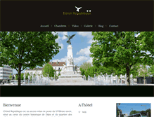 Tablet Screenshot of hotel-republique.fr